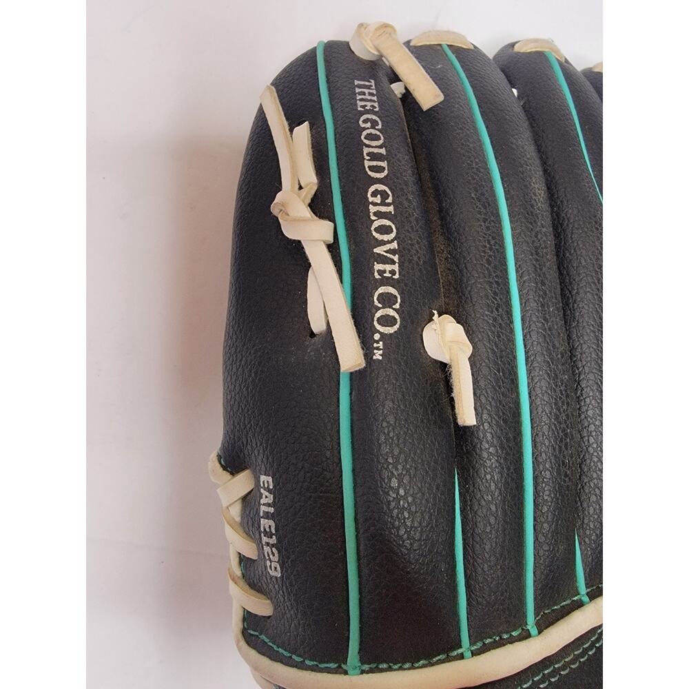 Rawlings The Gold Glove Co. WFP115MT Leather Palm Black w/Teal Trim 11 1/2 INCH - Picture 8 of 12